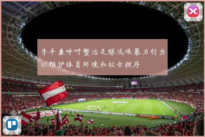 李平康呼吁整治足球流氓暴力行为以维护体育环境和社会秩序